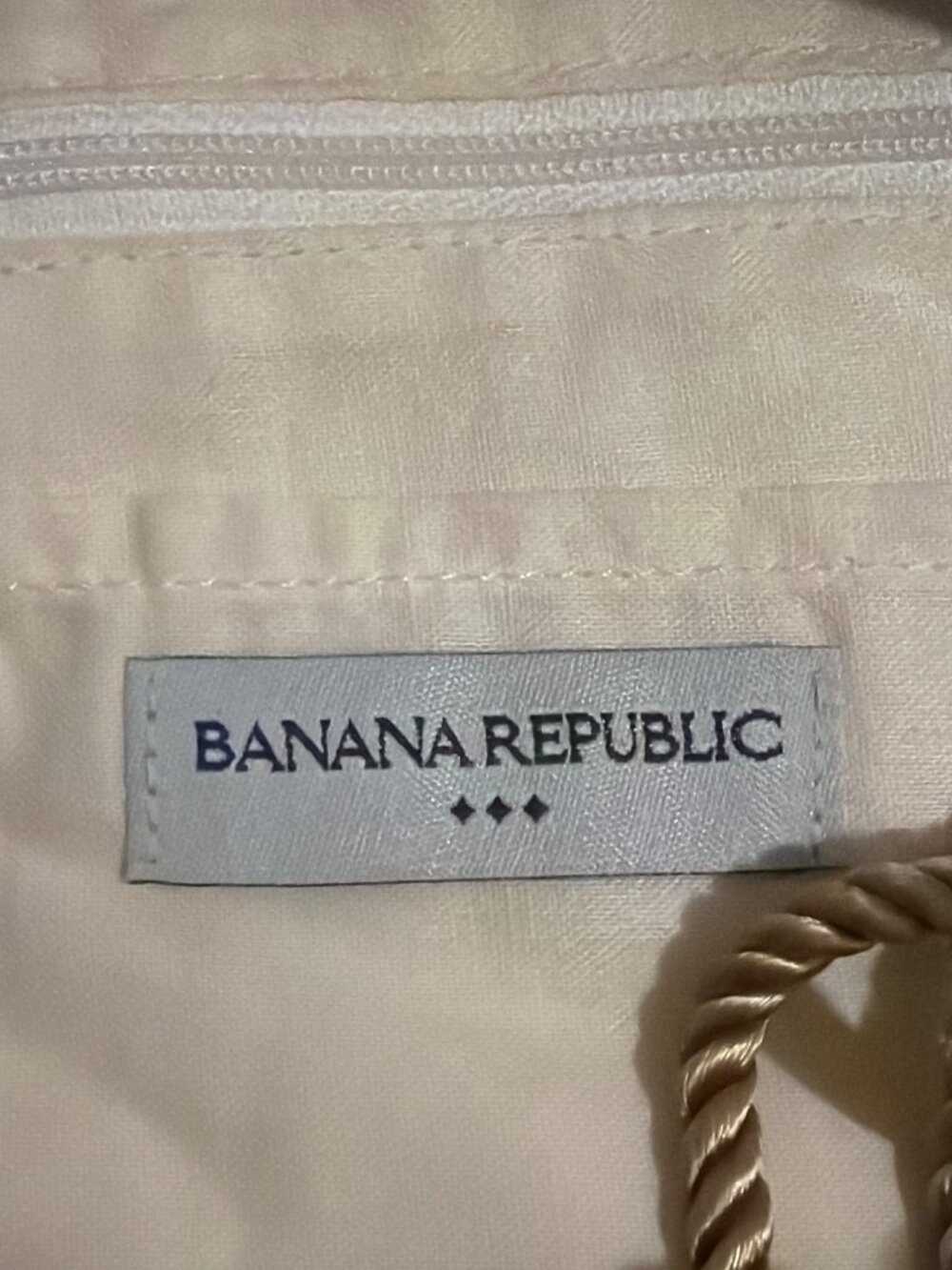Vintage Y2K Banana Republic Hobo Bag Green Floral Twist Rope Handles Estate READ - Picture 8 of 8